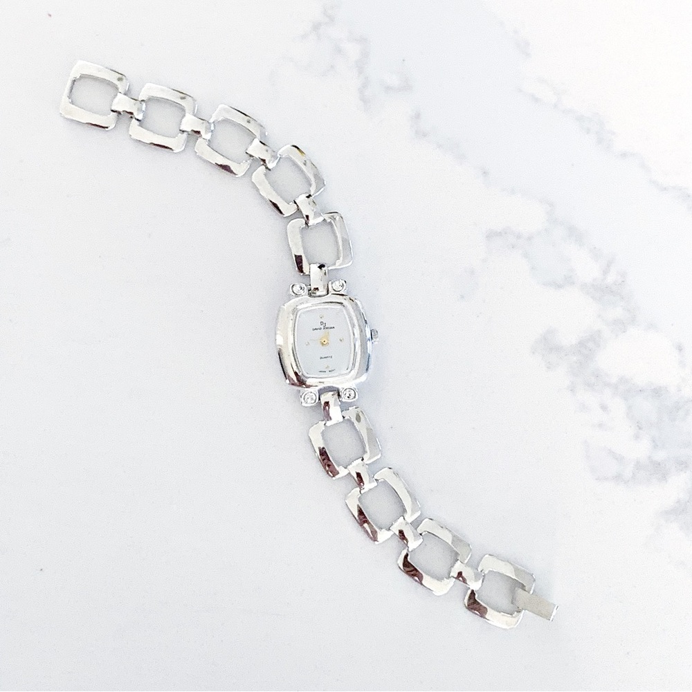 DAVID JORDAN Silver Stainless Steel Bracelet Watch - Picture 3 of 13